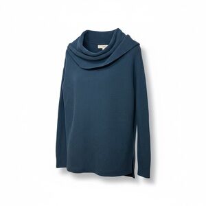 LOFT Deep Blue Cowl Neck Sweater‎